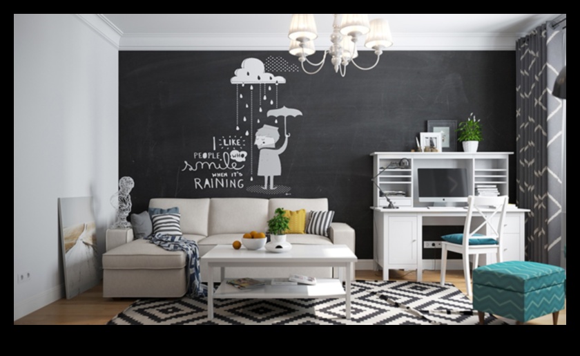 Δημιουργικοί τρόποι χρήσης μαυροπίνακα στη διακόσμηση σπιτιού