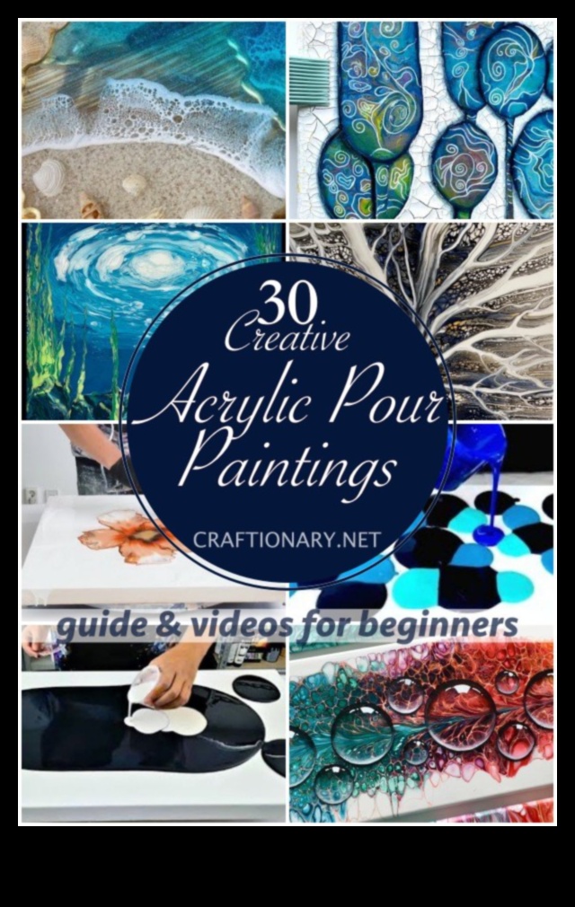 Τεχνικές χειροτεχνίας για ακρυλική έκχυση: Δημιουργία υγρού και αφηρημένης τέχνης