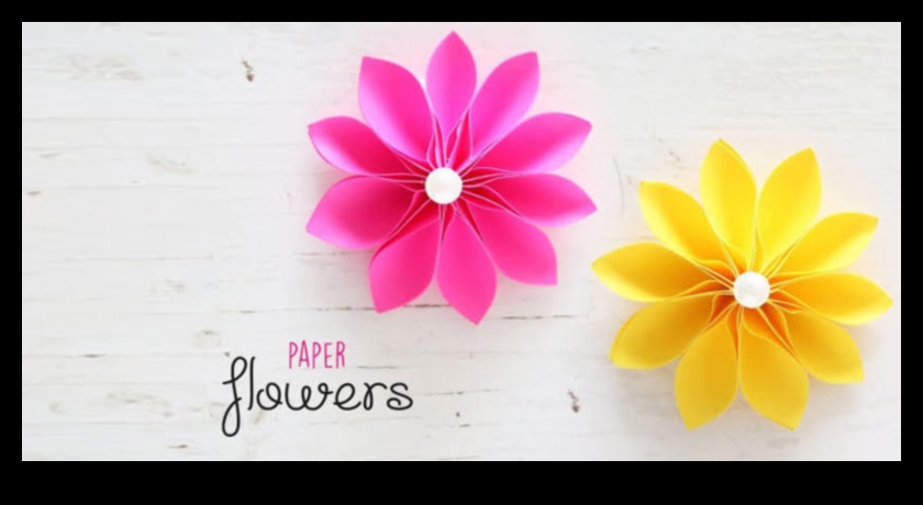 DIY Paper Flowers Ένας δημιουργικός και εύκολος τρόπος για να προσθέσετε χρώμα στο σπίτι σας 2 Κομψά χάρτινα λουλούδια: DIY Blooms για κάθε περίσταση