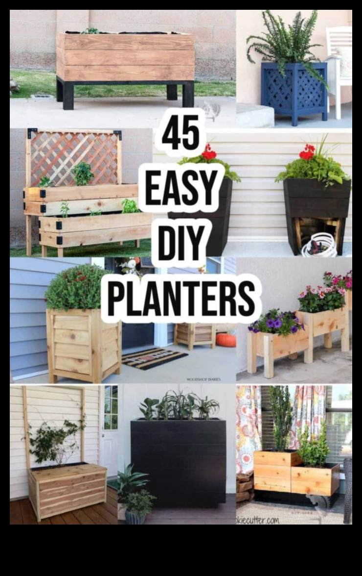 DIY Wooden Planters: Δημιουργία χώρων πρασίνου με ξύλινη κομψότητα