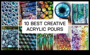 Τεχνικές χειροτεχνίας για ακρυλική έκχυση: Δημιουργία υγρού και αφηρημένης τέχνης