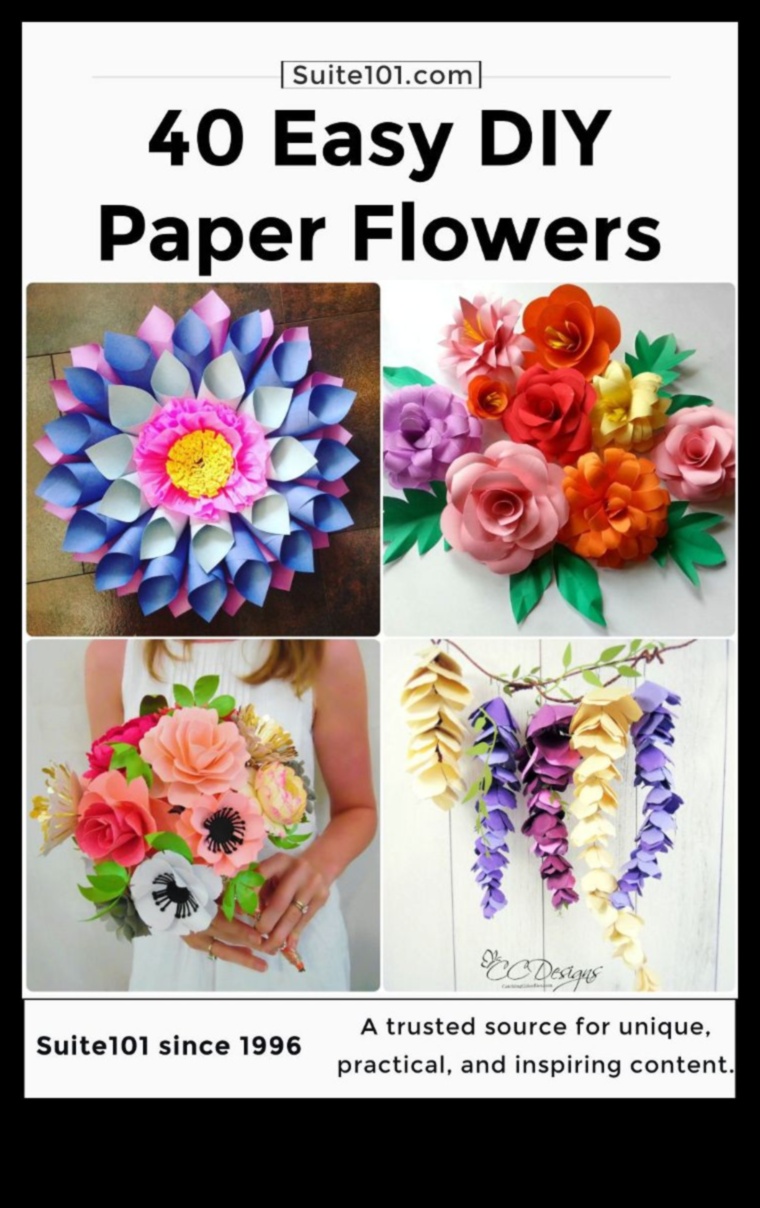 DIY Paper Flowers Ένας δημιουργικός και εύκολος τρόπος για να προσθέσετε χρώμα στο σπίτι σας 1 Κομψά χάρτινα λουλούδια: DIY Blooms για κάθε περίσταση